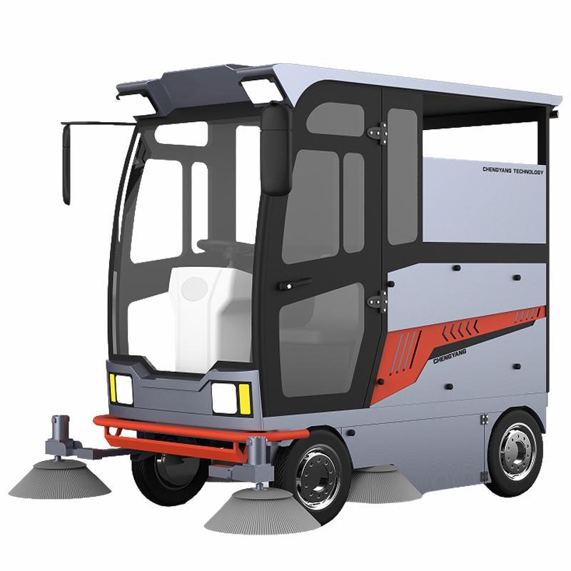 四輪2100SL款全封閉掃地車(chē) （可選配高壓沖洗、排噴）